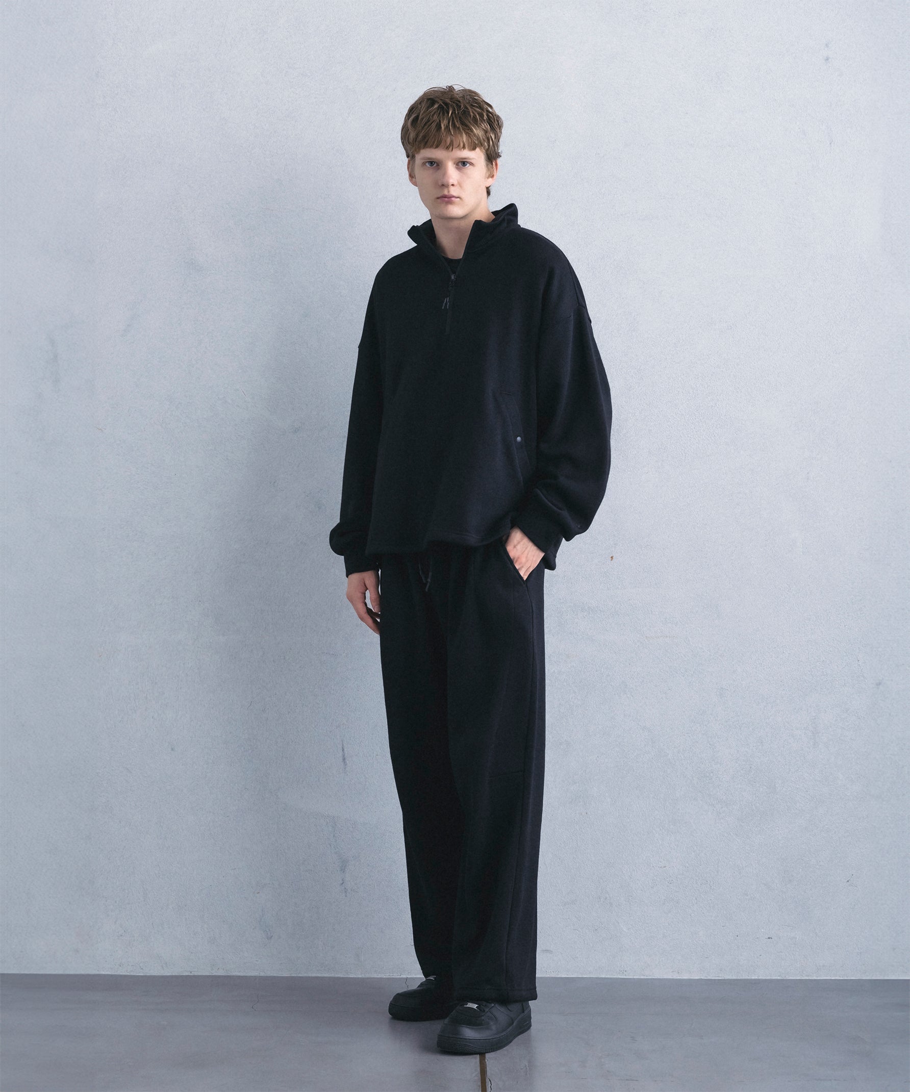 1月中旬お届け予約商品】FLEECE WIDE PANTS フリースワイドパンツ