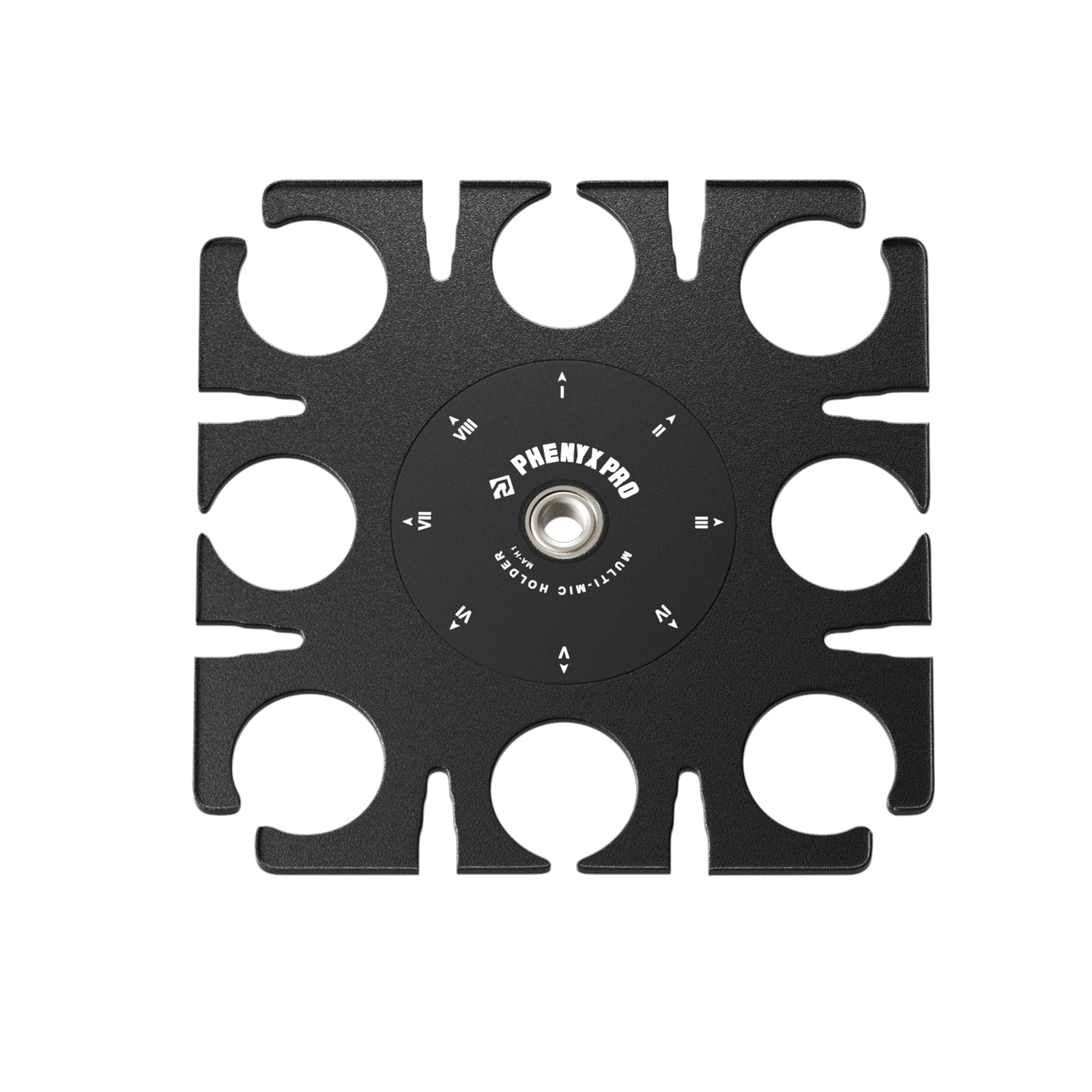 MA-H1 8-Slot Multi-Microphone Holder - Phenyx Pro