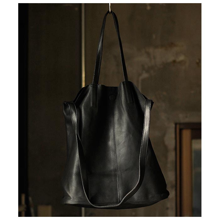 モルフェ Morphee ゴートレザー ラージ トート ブラック 3WAY LARGE