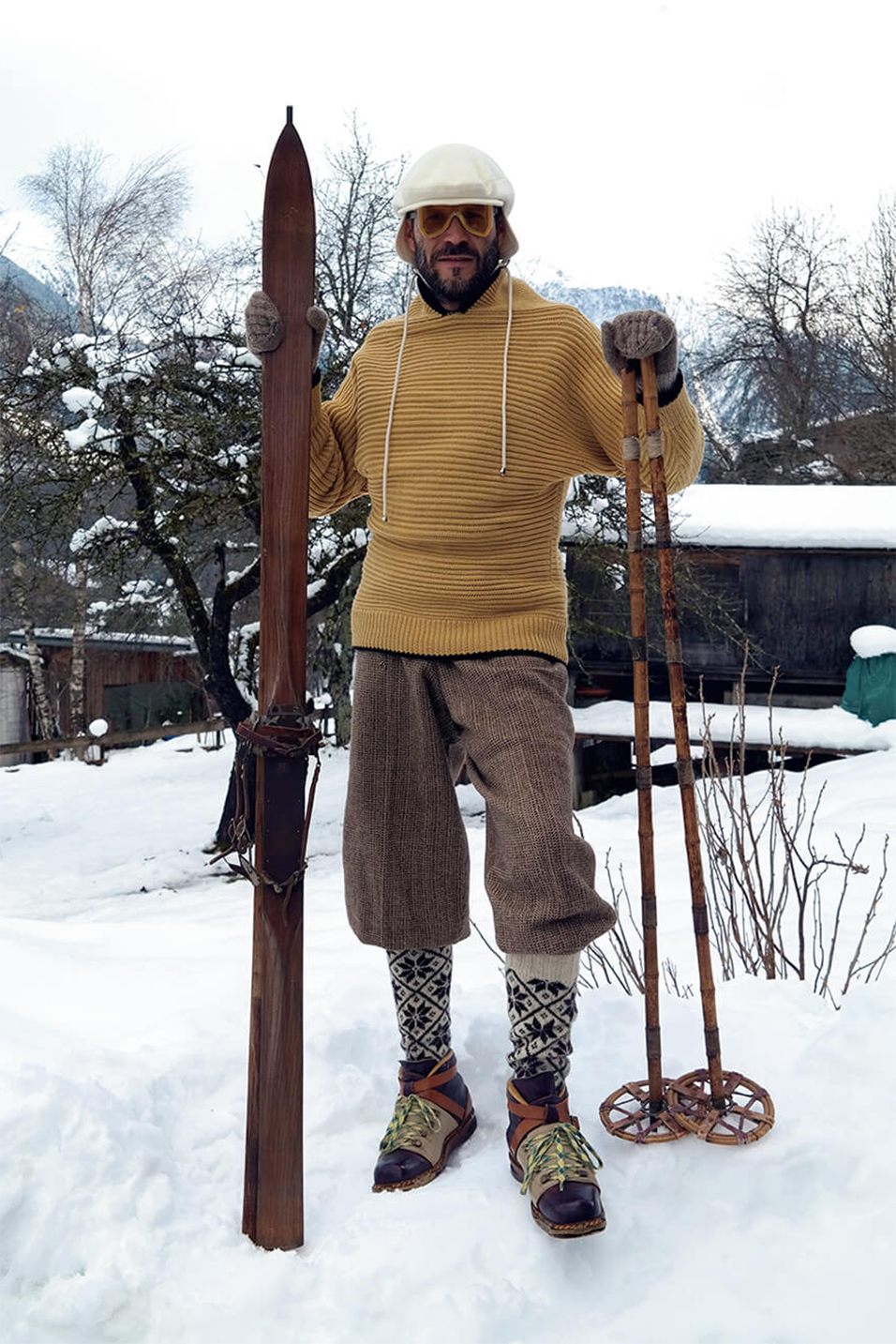 オーストリアのチロル地方のレトロスキーコレクター。 | POPEYE Web