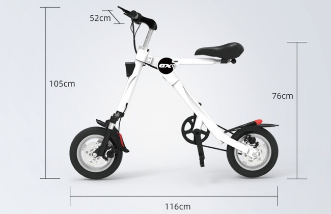 CANBRO 折りたたみ自転車 ホワイト 取りに来られる方 CANBRO