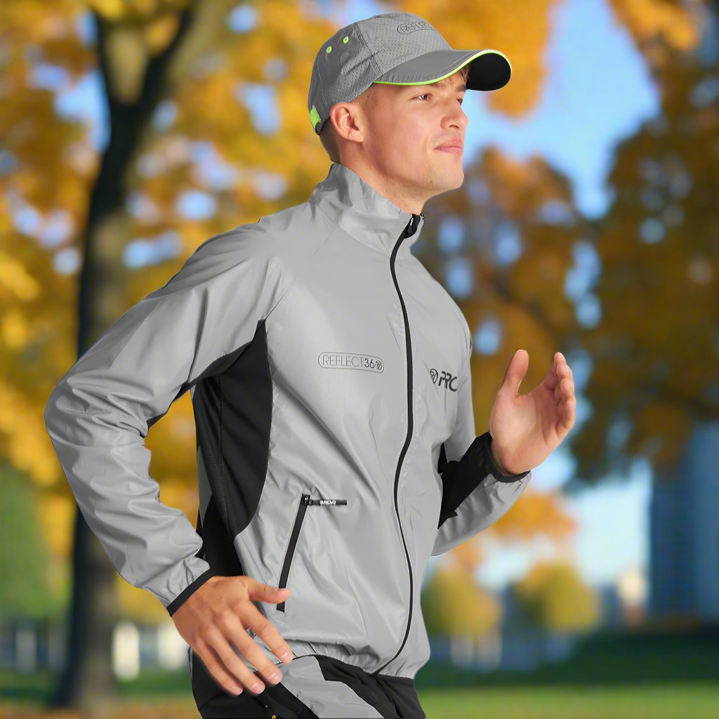 REFLECT360 Men's Fully Reflective Running Jacket - Clearanc