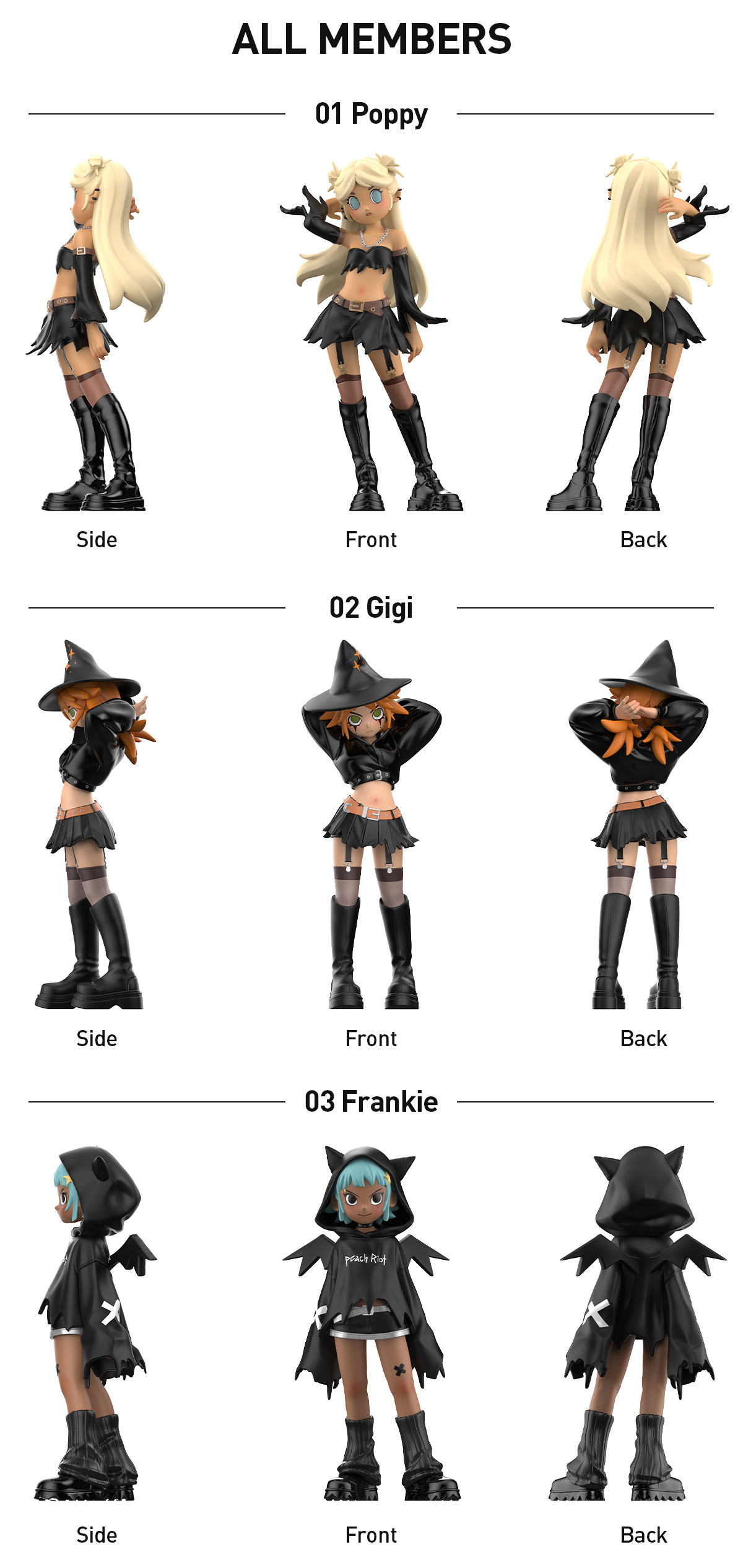 Peach Riot Witchy Punk Figures - POP MART (United States)