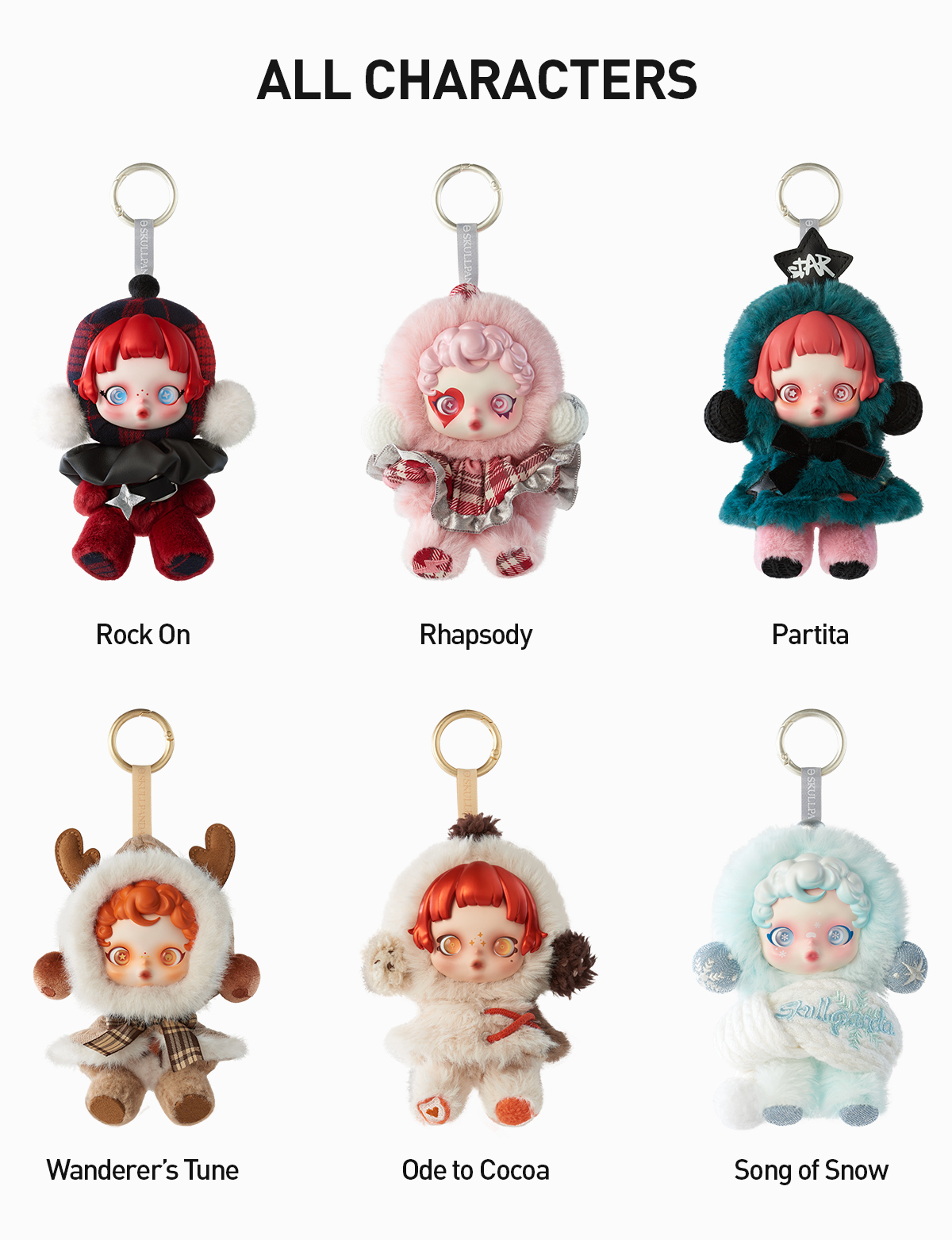 POP NOW:SKULLPANDA Winter Symphony Series Plush - POP MART (United