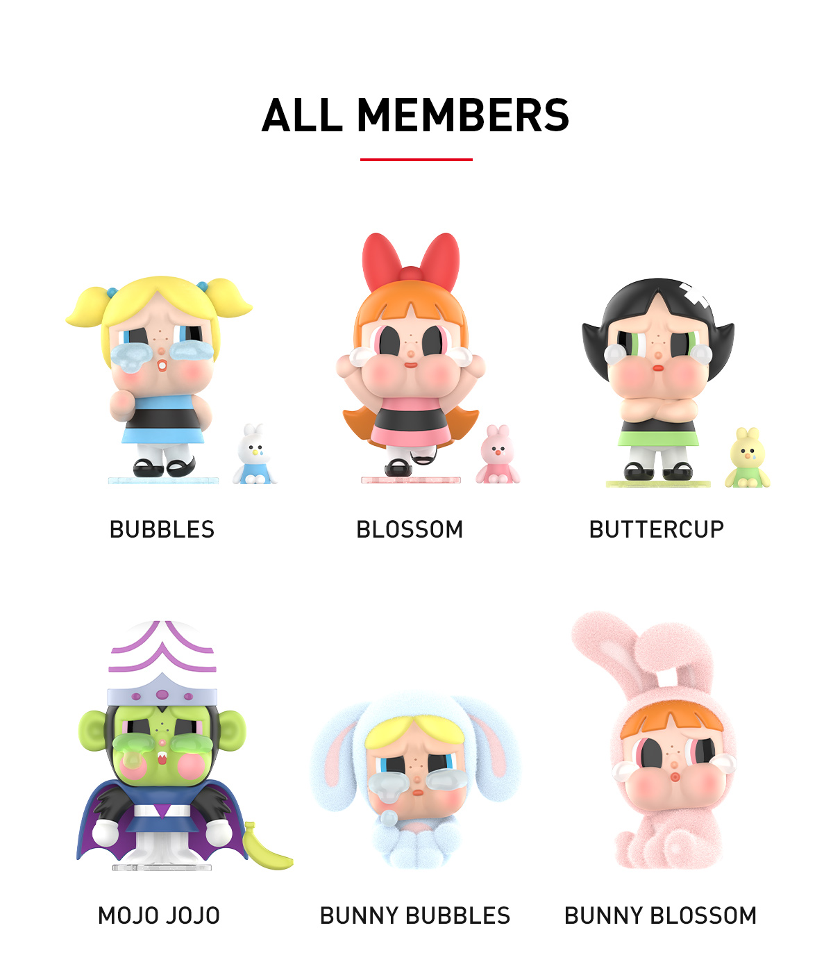 CRYBABY × Powerpuff Girls Series Figures - POP MART (Japan)
