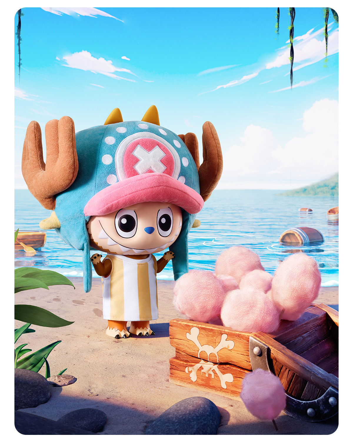MEGA LABUBU 400% TONY TONY CHOPPER - POP MART (Japan)