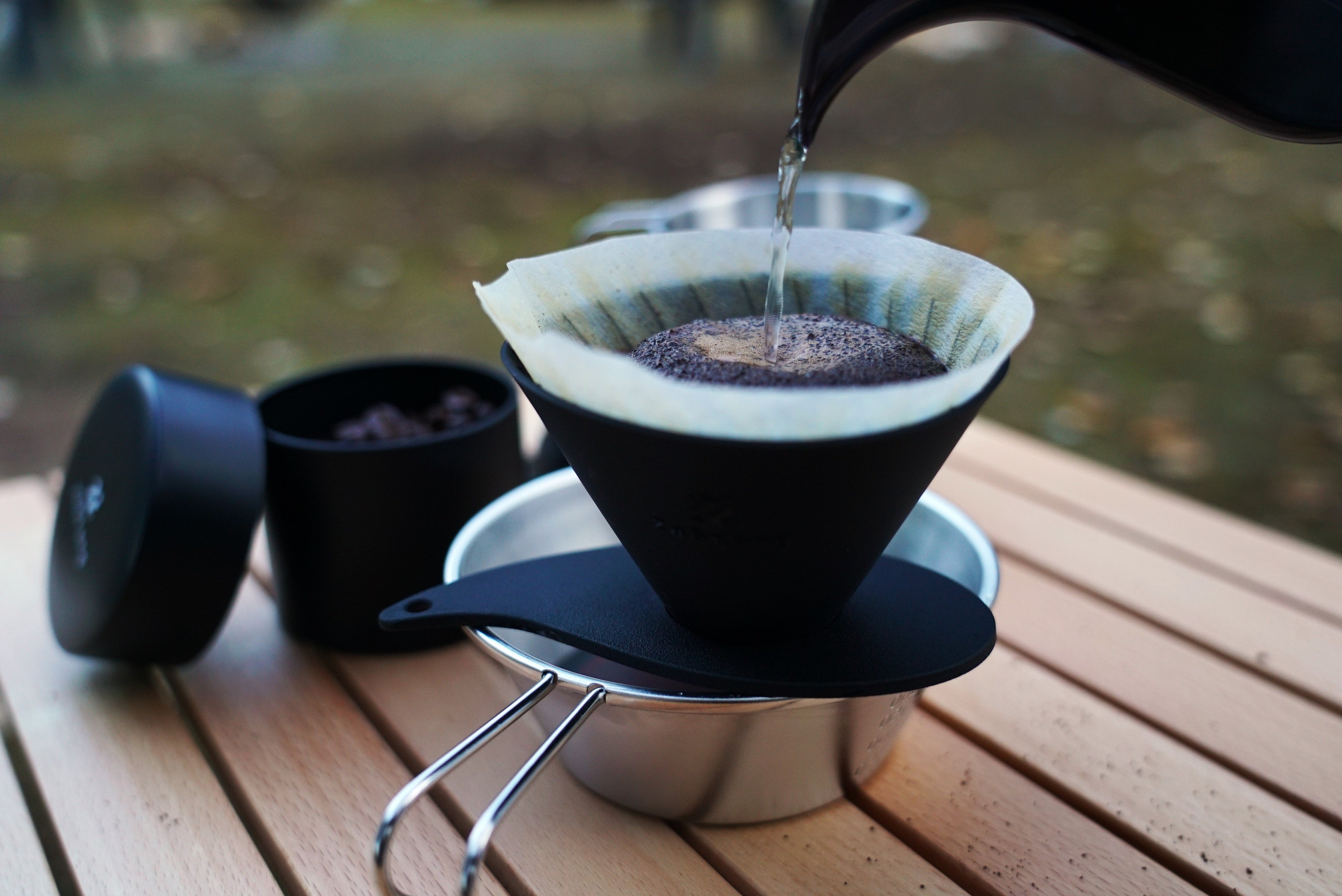 ソロキャン・登山用コーヒードリッパー「V60フラットドリッパー 01