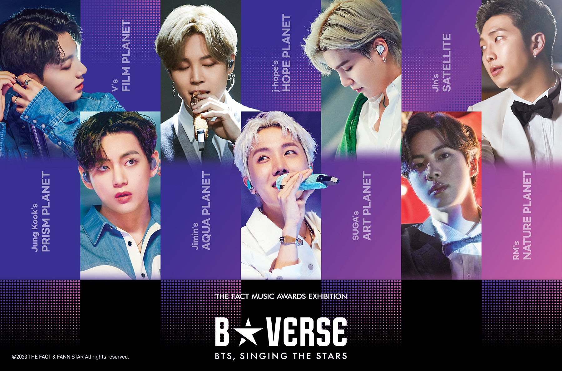 THE FACT MUSIC AWARDS EXHIBITION B☆VERSE（BTS、星を歌う）4 月より