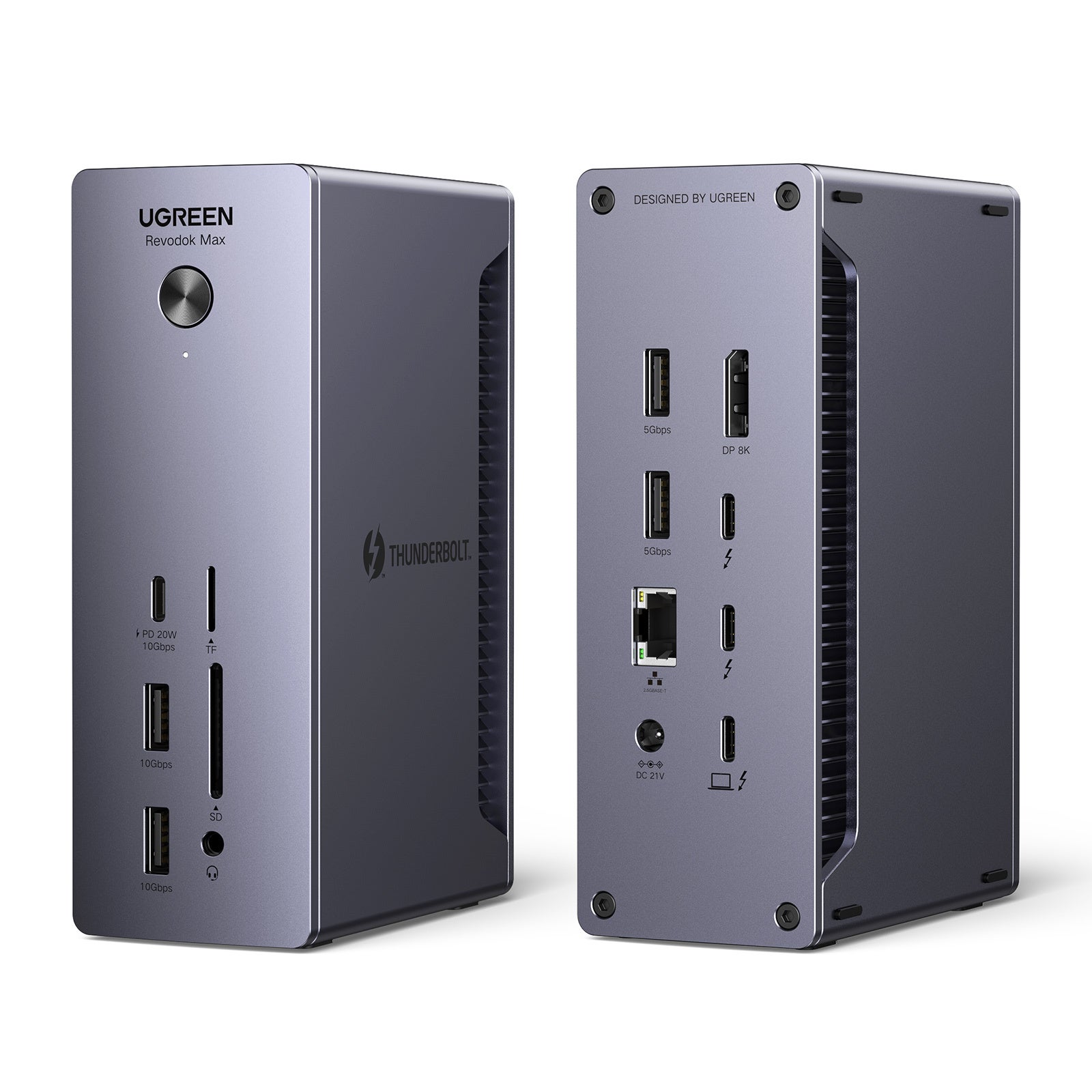 UGREEN】Thunderbolt 4ポート搭載、8K映像出力に対応した13-in-1