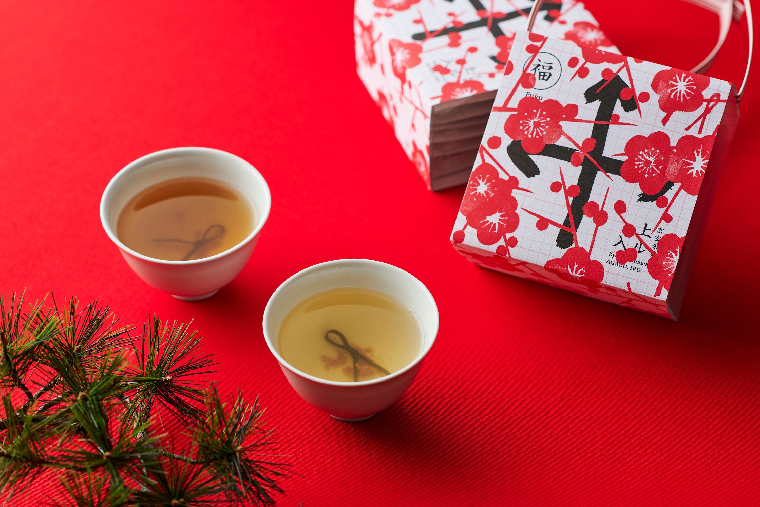 株式会社宇治田原製茶場より「京玄米茶 上ル入ル」が無病息災を願う