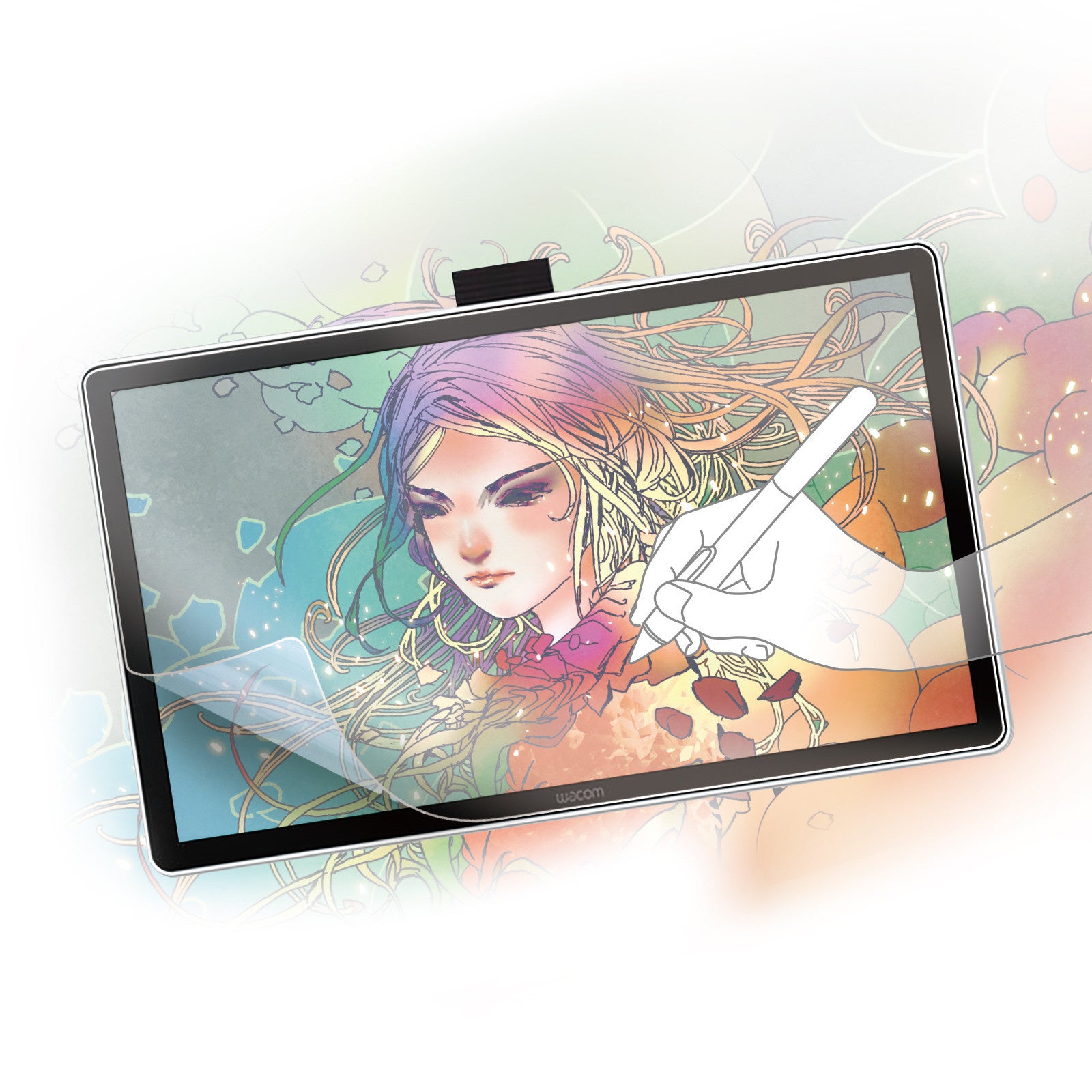 紙のように描ける、Wacom One 14専用反射防止フィルムを発売