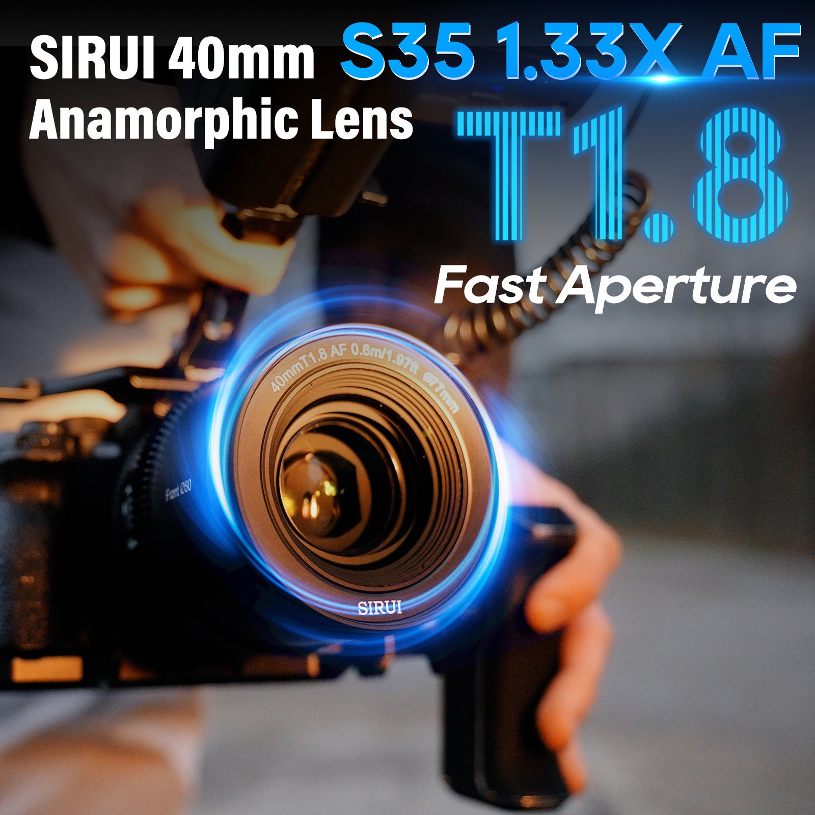 新製品】Interbee 2024初公開！SIRUI 40mm S35 T1.8 1.33x オート
