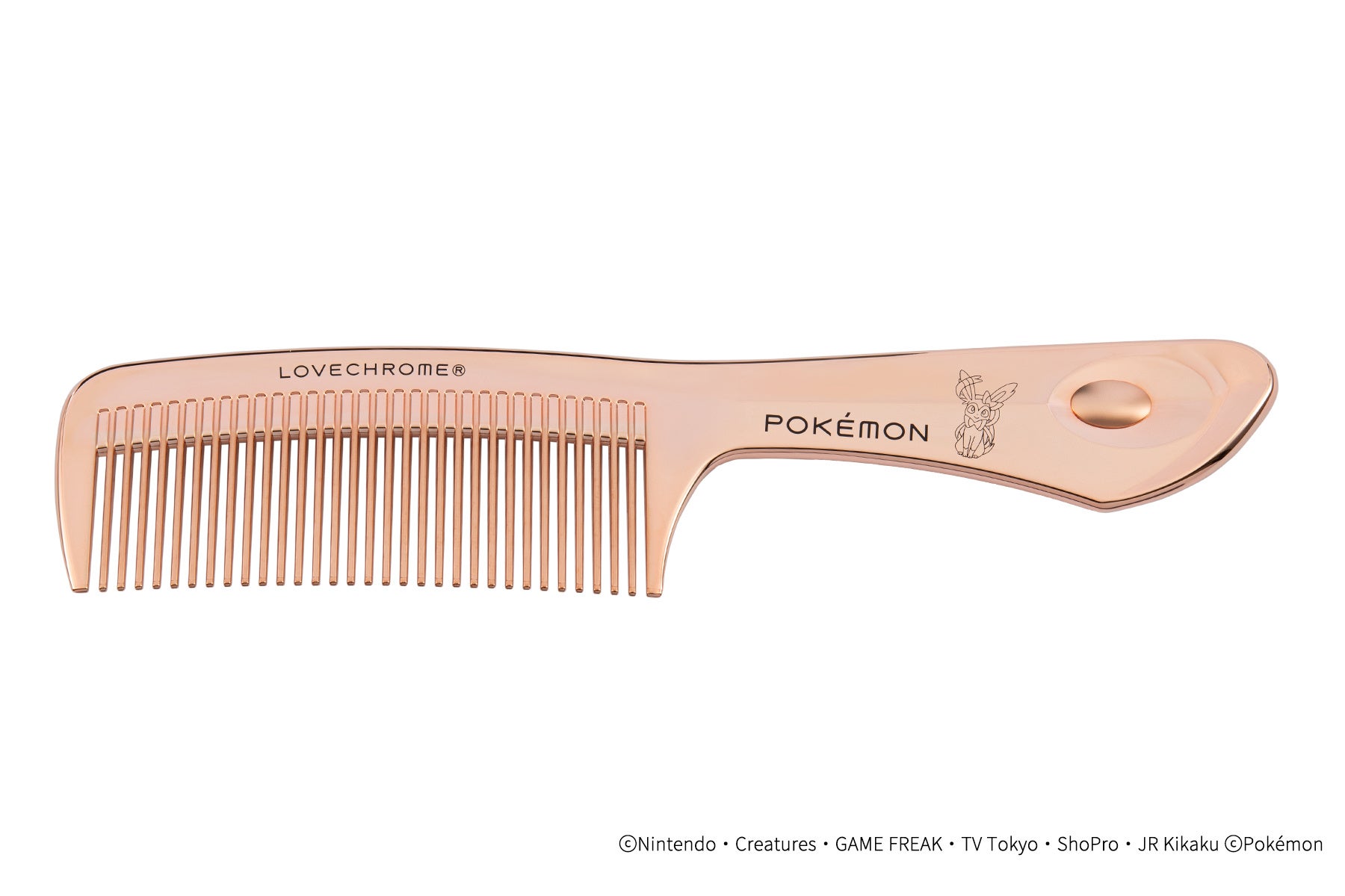 LOVECHROME(ラブクロム)より、ポケモンモデルのヘアコームが登場