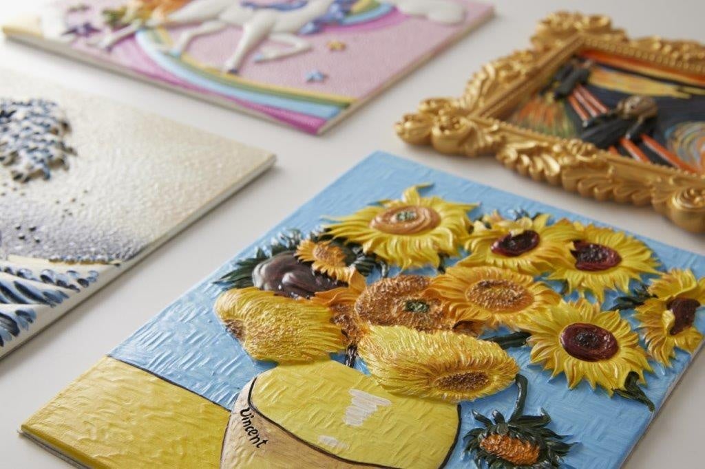 2025年9月販売】あの名画ゴッホ『ひまわり』や『ムンクの叫び』が立体