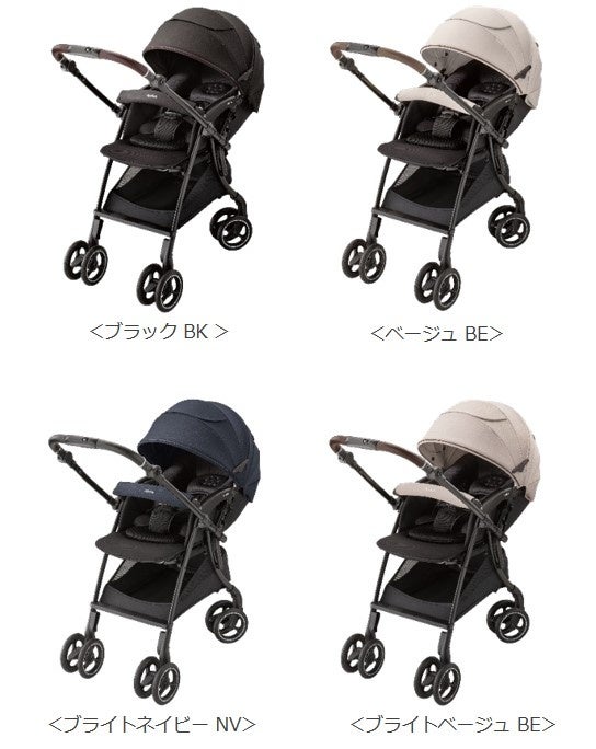 4輪フリーでスッと真横にスライドできるベビーカー『ラクーナ