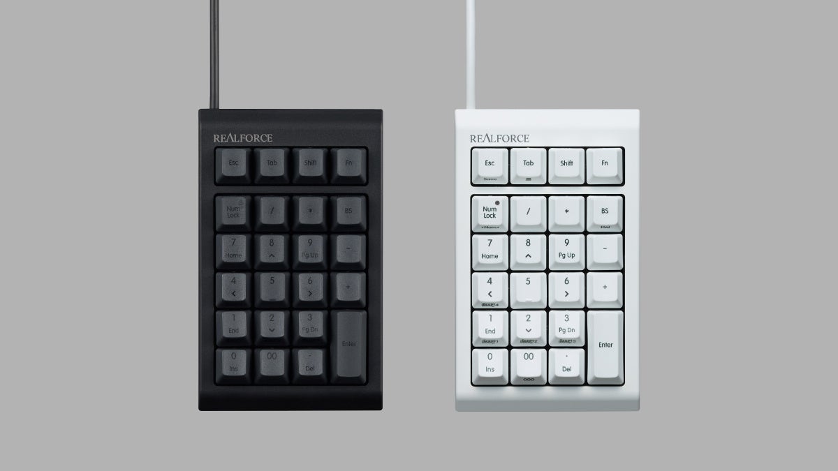 REALFORCE RT1テンキーボード」の供給に関するお知らせとお詫び