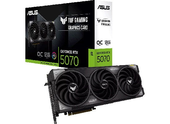 ASUSから、GeForce RTX 5070 トリプルファン搭載グラフィックボード