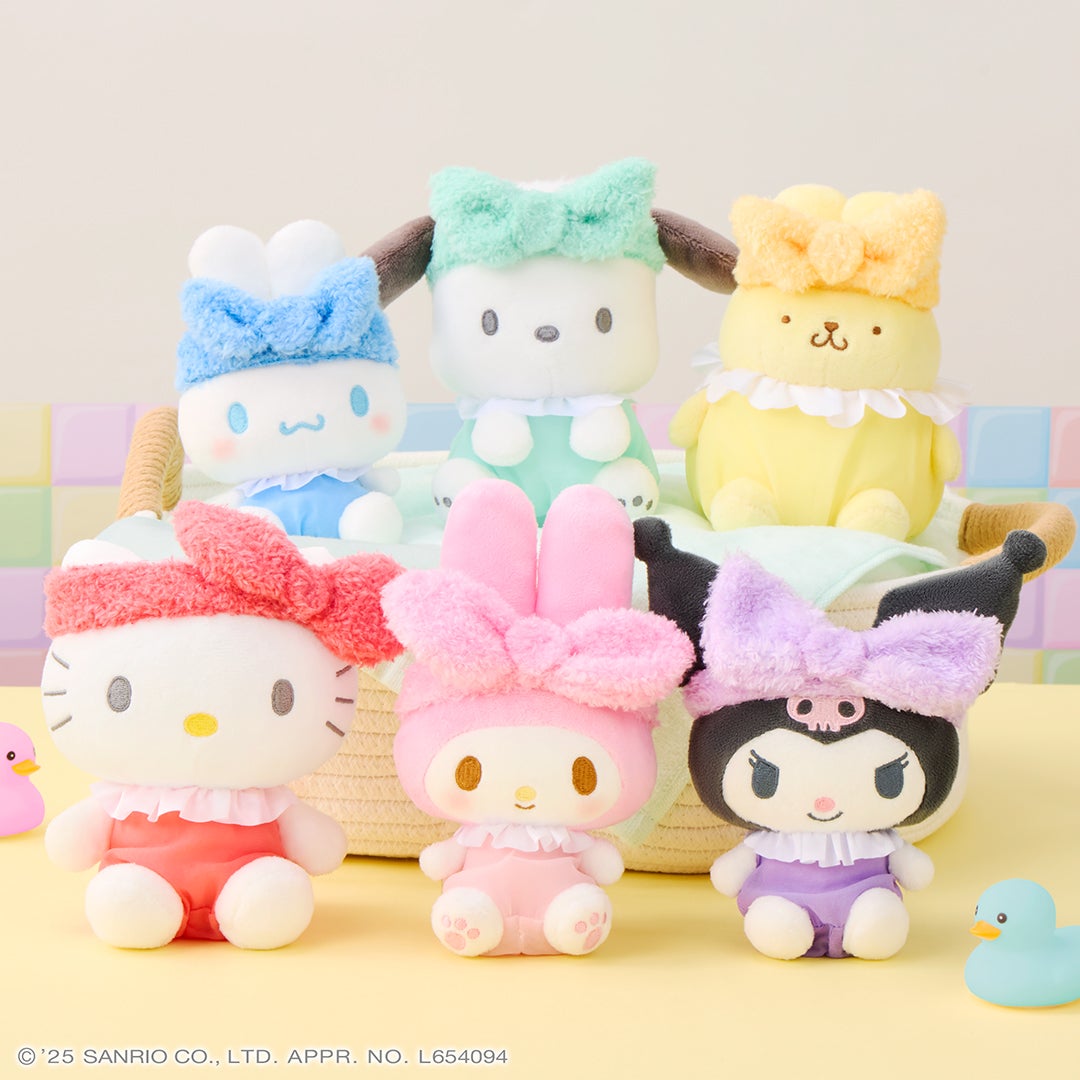 バスタイムを楽しむサンリオキャラクターズがとってもキュート