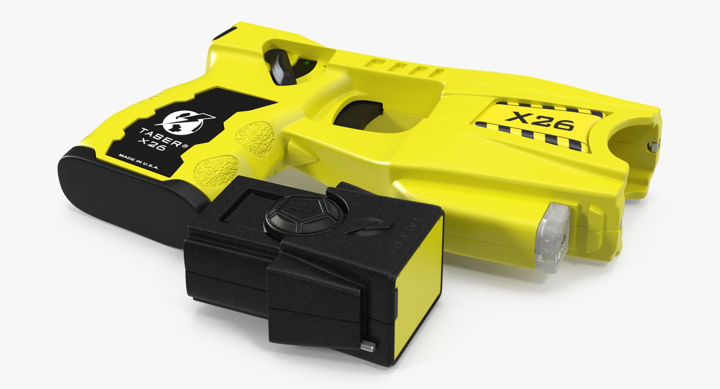 電気兵器テーザーX26を実施 3Dモデル $49 - .3ds .c4d .fbx .ma .obj