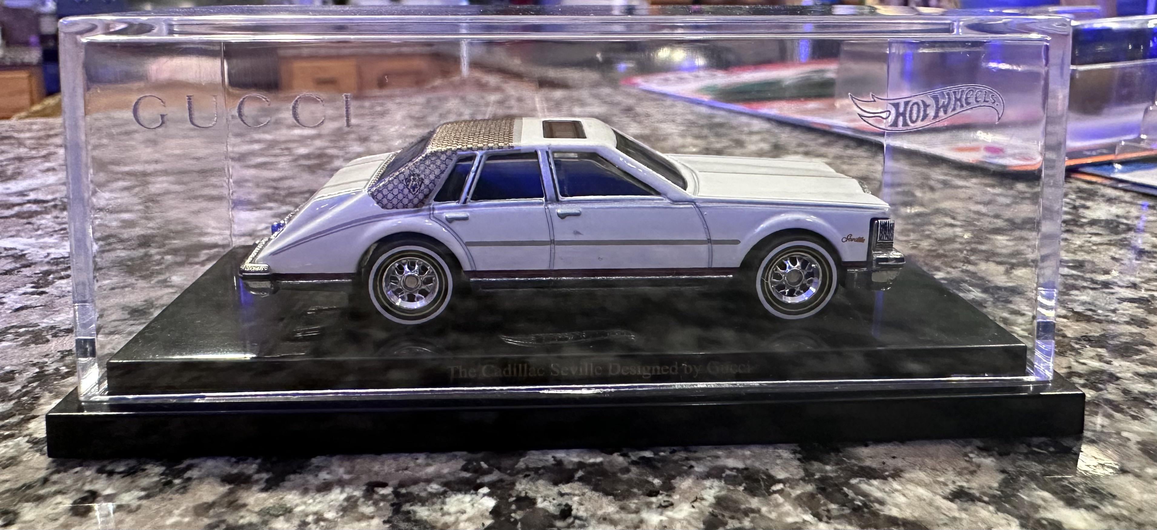 Gucci Cadillac Seville added to collection today : r/HotWheels