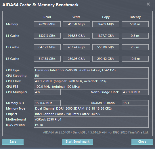 HELP: Overclock I5 9600k / ASRock Z390 PRO4 : r/overclocking