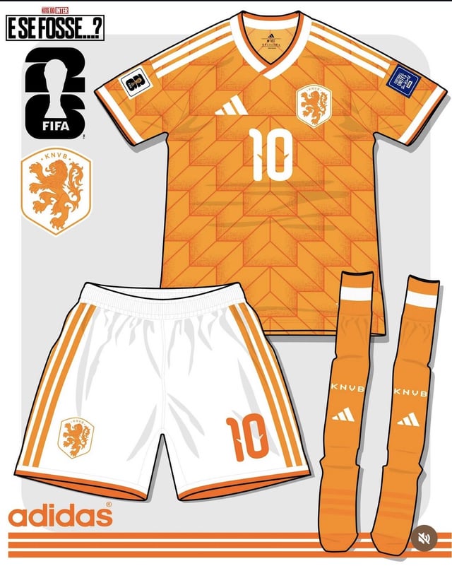 リクエスト：オランダ代表 2026 ワールドカップのユニフォーム : r