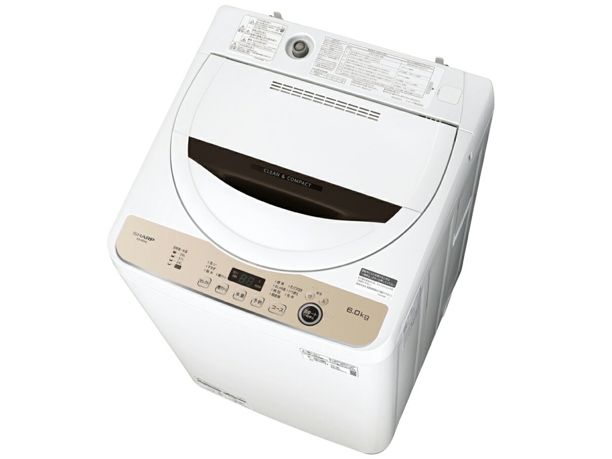 楽天市場】シャープ シャープ SHARP ES-T715-W ホワイト 全自動洗濯機