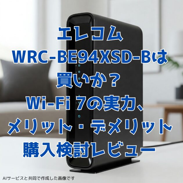 エレコム WRC-BE94XSD-B」は買いか？ Wi-Fi 7の実力、メリット