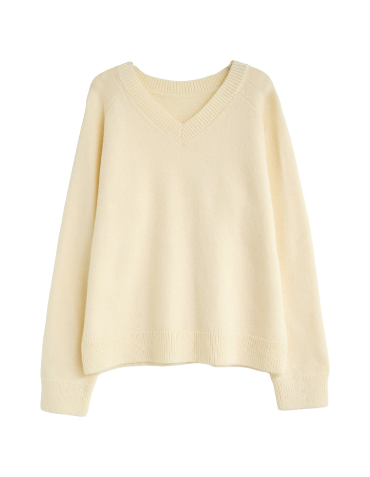 アルパカタッチVネックニットプルオーバー - トップス通販 | 人気