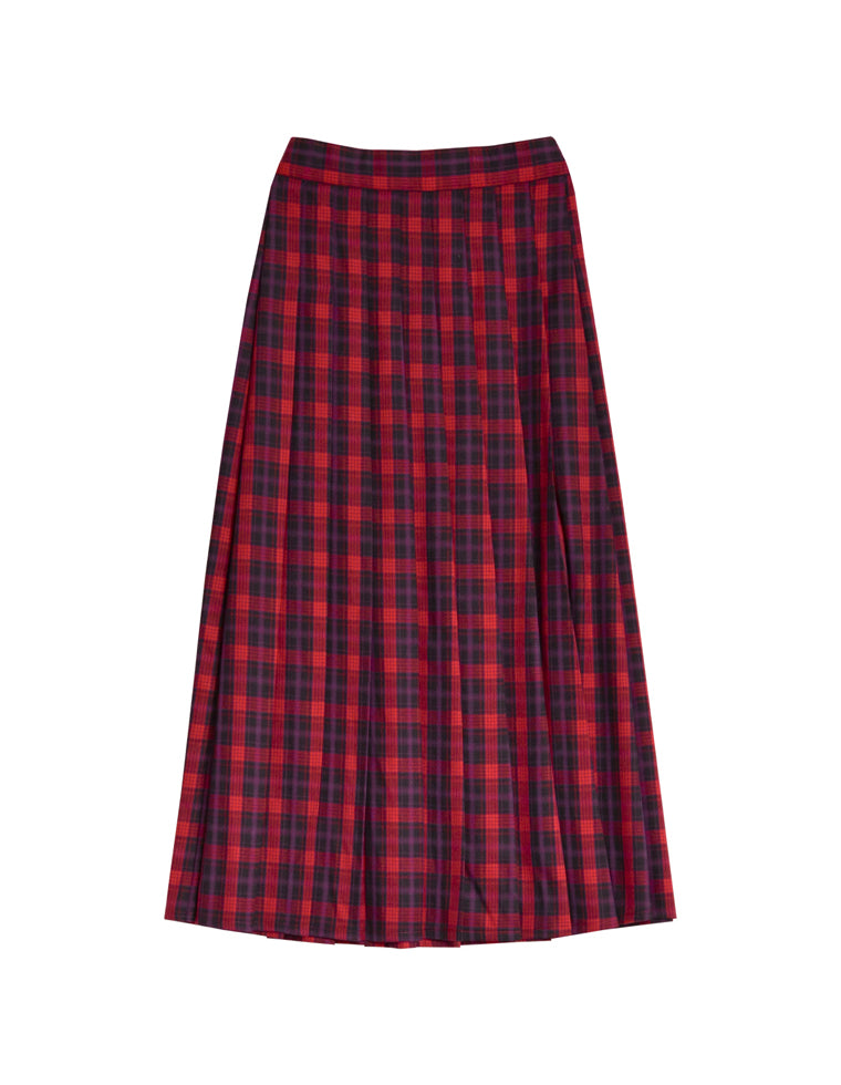 チェック柄プリーツスカート - スカート通販 | 人気レディース