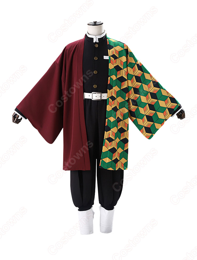 鬼滅の刃 水柱 冨岡義勇 コスプレ衣装 隊服 刺繍 - Costowns