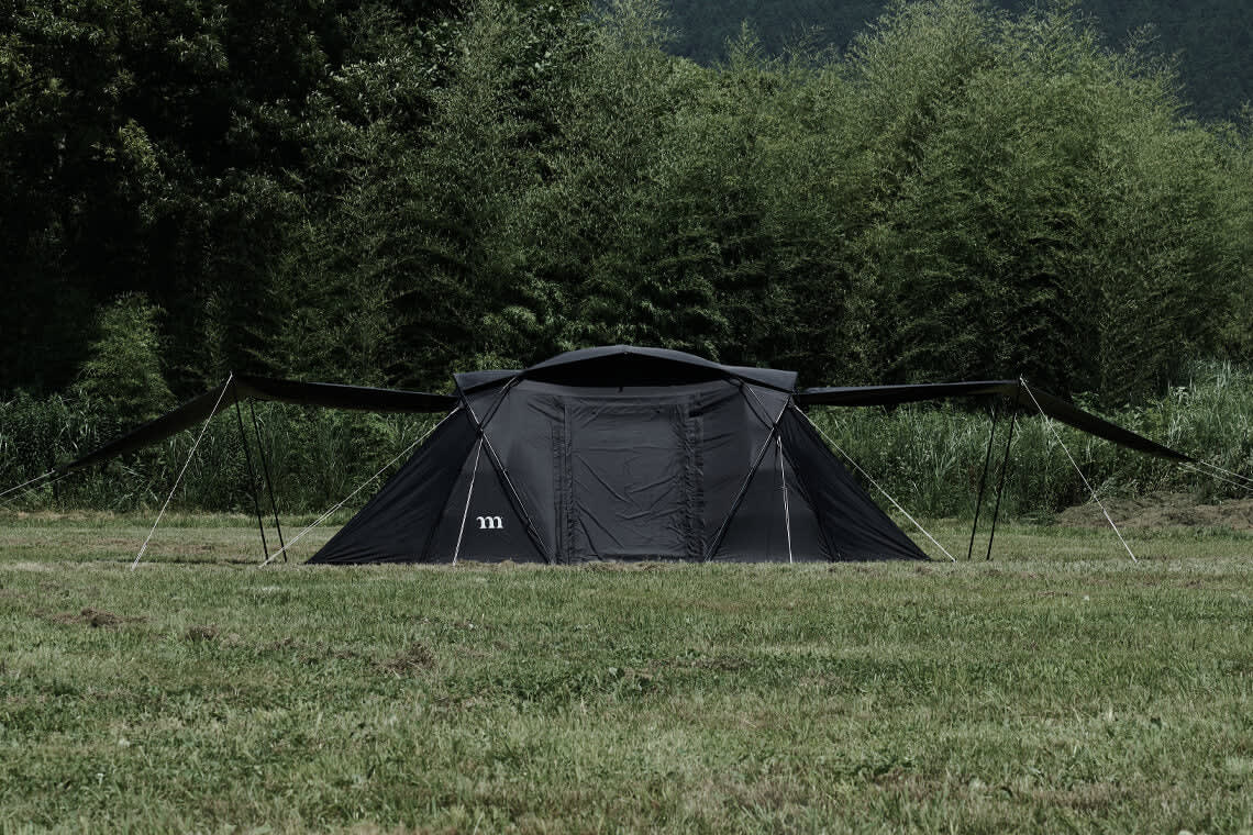 ZIZ TENT SHELTER BLACK｜ジズテントシェルターブラック｜muraco