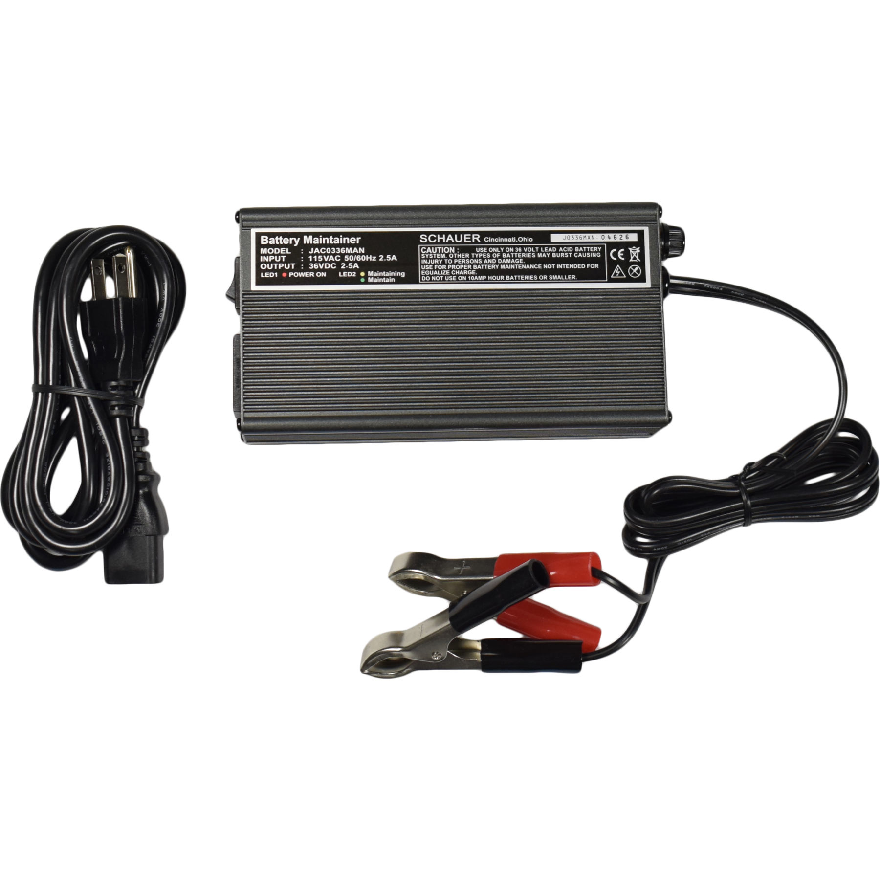 Schauer JAC0336MAN 36v Golf Cart Battery Maintainer