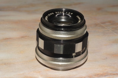 CANON 50mm f2.8 Ⅰ(Lマウント) : 会計士によるバリューアップ
