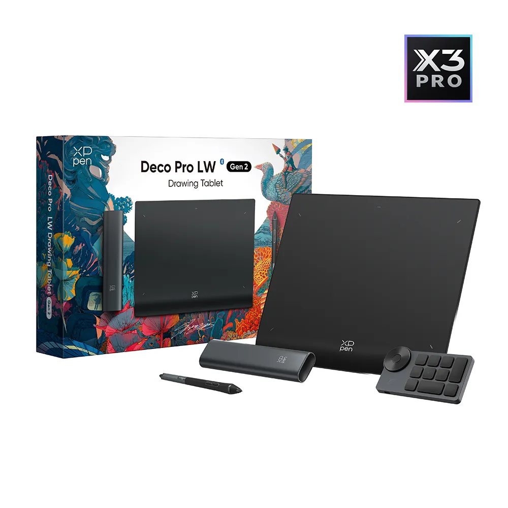 XPPen Deco Pro (Gen2)シリーズ ペンタブレット 3サイズ展開 【保証