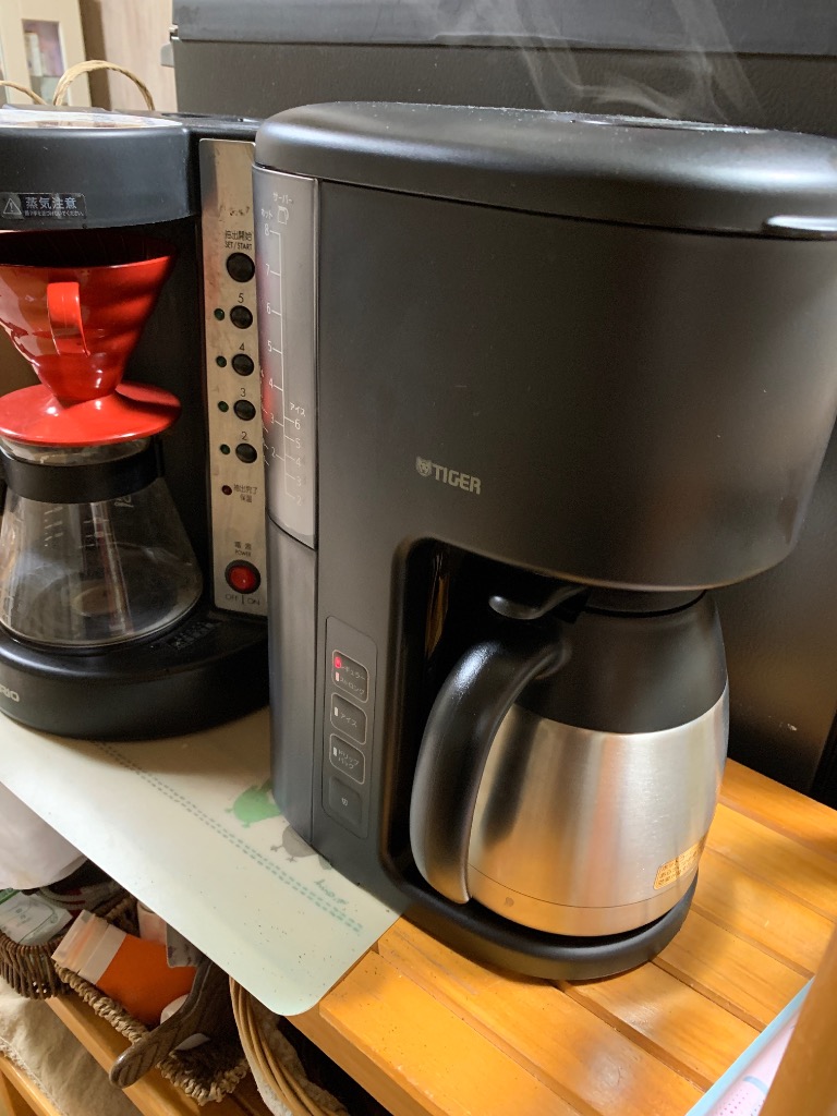 タイガー（TIGER） コーヒーメーカー アイボリーブラック ACE-V081KI