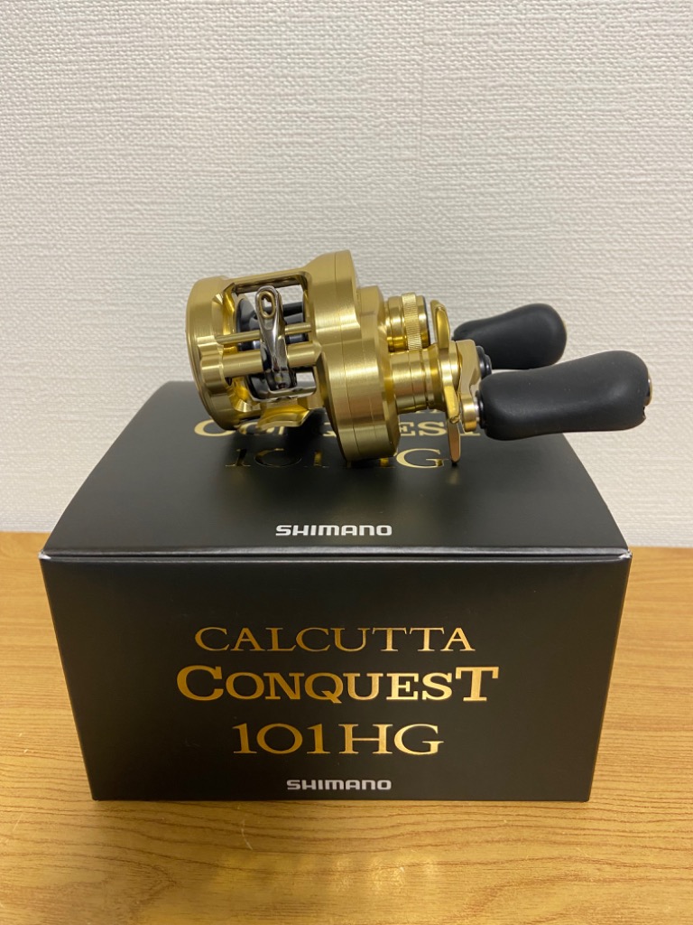 シマノ 21 カルカッタコンクエスト 101HG LEFT 釣り ベイトリール - 最
