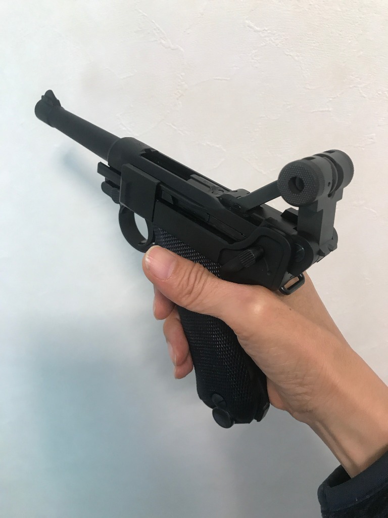 タナカワークス ルガー P08 4インチ R-Type HW ブラック ガスガン ガス