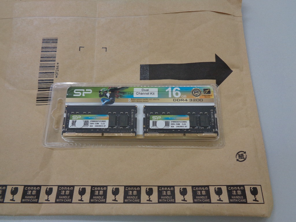 Silicon Power（シリコンパワー） pcメモリ 16gb 8gb x 2 ノートPC用