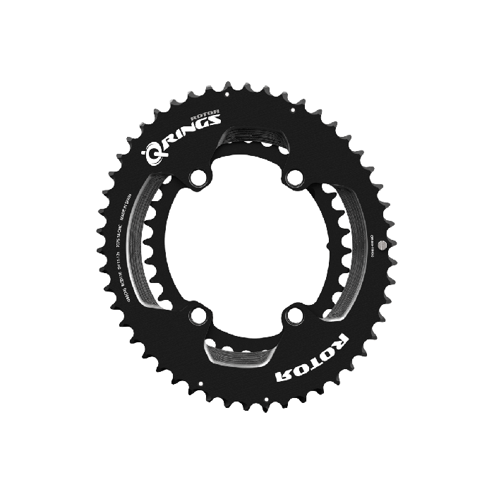 ROTOR オーバルチェーンリング Q RINGS® 2X BCD110x4 12–11s
