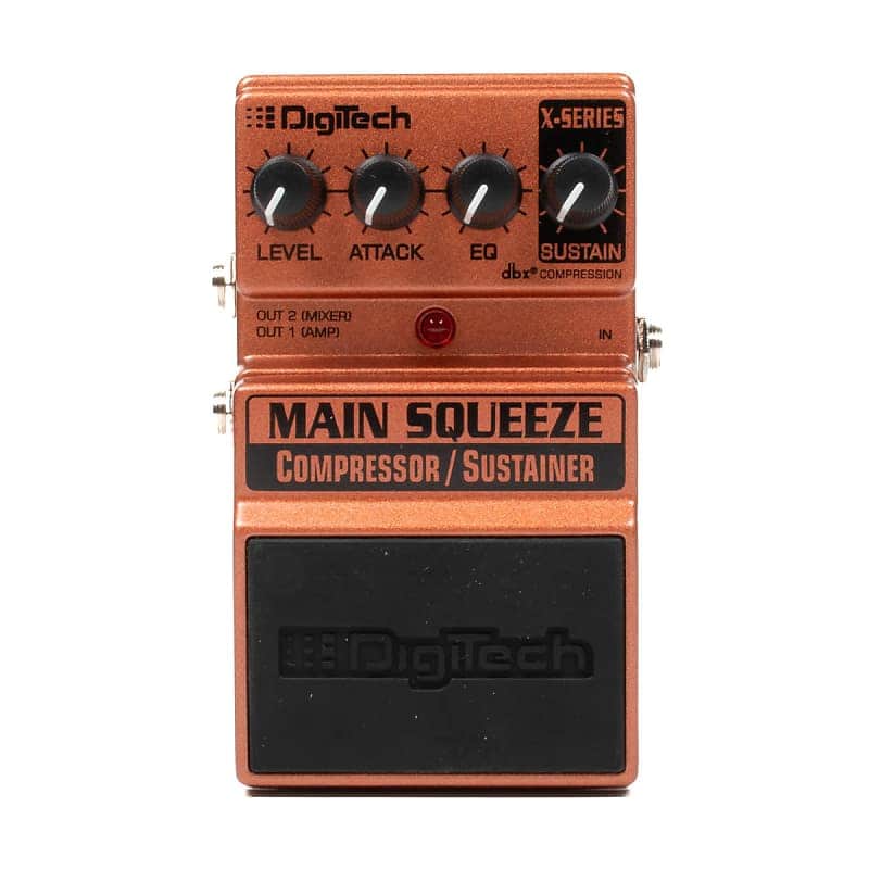 DigiTech Main Squeeze Compressor Sustainer Pedal | Reverb