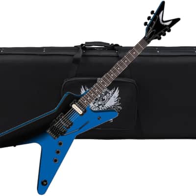 Dean ML 79 Floyd Electric GUITAR Black Blue Fade NEW w/ Light CASE