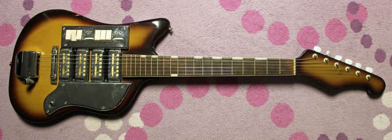 Teisco SS4L 1964 Sunburst | Reverb