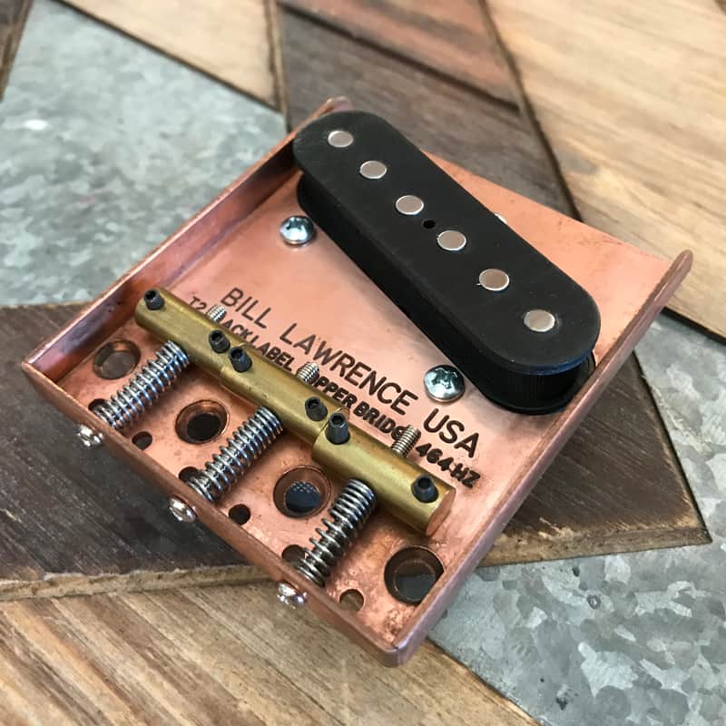 Bill Lawrence USA T2 Black Label Copper Telecaster® Bridge With