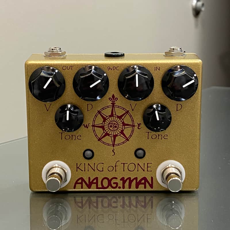 Analogman King of Tone V4 - Rare Gold with Purple Graphics - | Reverb