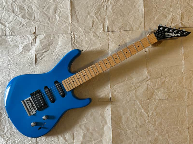 Washburn G-Junior G-JRV late-80s - Blue MIK 25.4scale Small bodied
