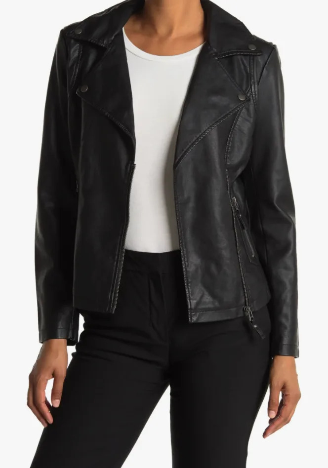 Our Top-Ranked Women's Faux Leather Jacket Is Under $40