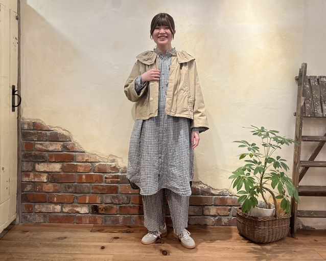 Linen Gingham Check** | 大阪高島屋店 | nest Robe Shop Blog | nest