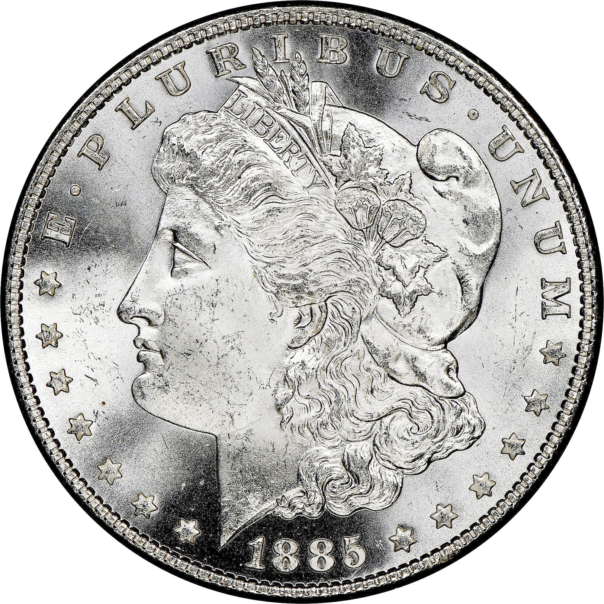 1885 $1 MS | Coin Explorer | NGC