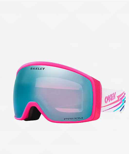 Oakley Flight Tracker M White Bolt & Prizm Snow Sapphire Iridium